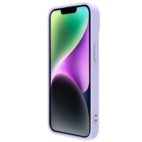 Nillkin CamShield Magnetic Silicone Case etui iPhone 14 Plus magnetyczny MagSafe pokrowiec z osłoną na aparat fioletowy Nillkin CamShield Magnetic Silicone Case etui iPhone 14 Plus magnetyczny MagSafe pokrowiec z osłoną na aparat fioletowy