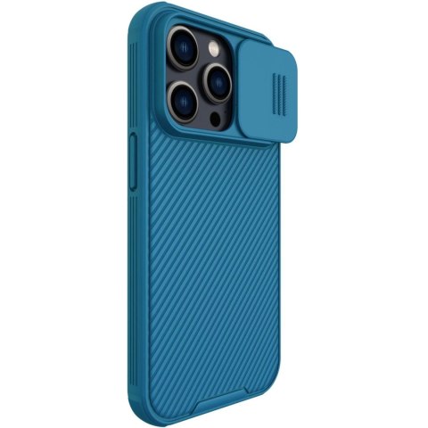 Nillkin CamShield Pro Case etui iPhone 14 Pro pancerny pokrowiec osłona na aparat kamerę niebieski Nillkin CamShield Pro Case etui iPhone 14 Pro pancerny pokrowiec osłona na aparat kamerę niebieski