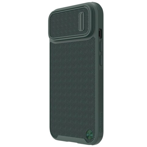 Nillkin Textured S Case etui iPhone 14 Plus pancerny pokrowiec z osłoną na aparat zielony Nillkin Textured S Case etui iPhone 14 Plus pancerny pokrowiec z osłoną na aparat zielony