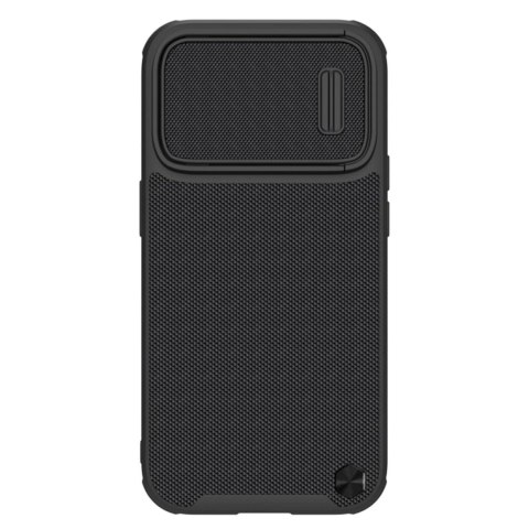 Nillkin Textured S Case etui iPhone 14 Pro pancerny pokrowiec z osłoną na aparat czarny Nillkin Textured S Case etui iPhone 14 Pro pancerny pokrowiec z osłoną na aparat czarny