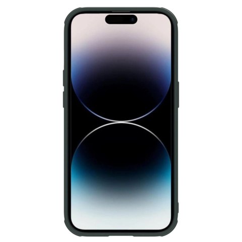 Nillkin Textured S Case etui iPhone 14 Pro pancerny pokrowiec z osłoną na aparat zielony Nillkin Textured S Case etui iPhone 14 Pro pancerny pokrowiec z osłoną na aparat zielony