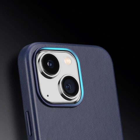 Dux Ducis Naples etui iPhone 14 Plus magnetyczny skórzany pokrowiec MagSafe niebieskie Dux Ducis Naples etui iPhone 14 Plus magnetyczny skórzany pokrowiec MagSafe niebieskie