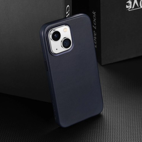 Dux Ducis Naples etui iPhone 14 Plus magnetyczny skórzany pokrowiec MagSafe niebieskie Dux Ducis Naples etui iPhone 14 Plus magnetyczny skórzany pokrowiec MagSafe niebieskie