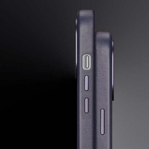 Dux Ducis Naples etui iPhone 14 Pro magnetyczny skórzany pokrowiec MagSafe niebieskie Dux Ducis Naples etui iPhone 14 Pro magnetyczny skórzany pokrowiec MagSafe niebieskie