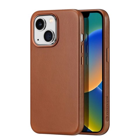 Dux Ducis Naples etui iPhone 14 magnetyczny skórzany pokrowiec MagSafe brązowe Dux Ducis Naples etui iPhone 14 magnetyczny skórzany pokrowiec MagSafe brązowe