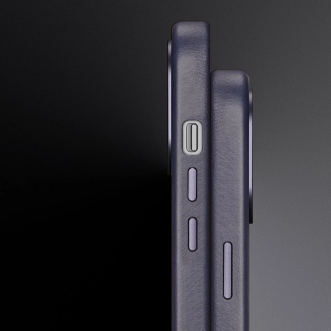 Dux Ducis Naples etui iPhone 14 magnetyczny skórzany pokrowiec MagSafe niebieskie Dux Ducis Naples etui iPhone 14 magnetyczny skórzany pokrowiec MagSafe niebieskie