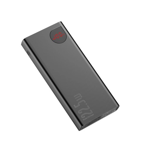 Baseus Adaman powerbank z szybkim ładowaniem 20000mAh 22.5W + kabel USB-A - USB-C 3A 0.3m czarny Baseus Adaman powerbank z szybkim ładowaniem 20000mAh 22.5W + kabel USB-A - USB-C 3A 0.3m czarny