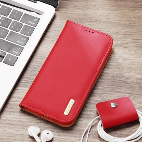 Dux Ducis Hivo skórzane etui z klapką pokrowiec ze skóry naturalnej portfel na karty i dokumenty iPhone 14 Plus czarny Dux Ducis Hivo skórzane etui z klapką pokrowiec ze skóry naturalnej portfel na karty i dokumenty iPhone 14 Plus czarny