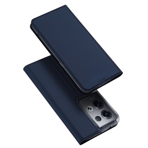 Dux Ducis Skin Pro etui Oppo Reno 8 Pro pokrowiec z klapką portfel na kartę podstawka niebieskie Dux Ducis Skin Pro etui Oppo Reno 8 Pro pokrowiec z klapką portfel na kartę podstawka niebieskie