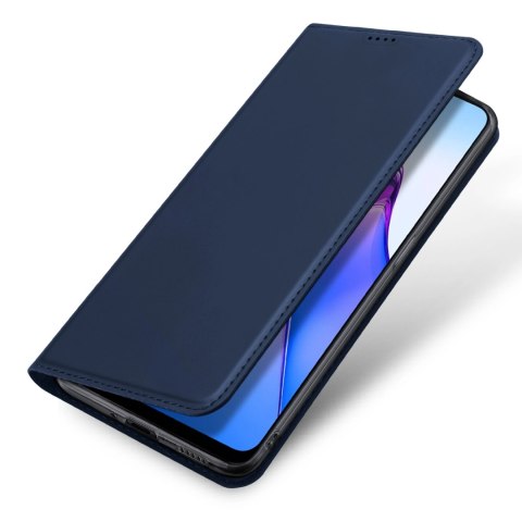 Dux Ducis Skin Pro etui Oppo Reno 8 Pro pokrowiec z klapką portfel na kartę podstawka niebieskie Dux Ducis Skin Pro etui Oppo Reno 8 Pro pokrowiec z klapką portfel na kartę podstawka niebieskie