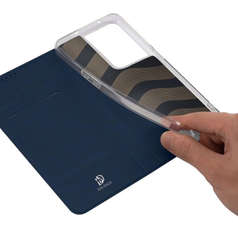 Dux Ducis Skin Pro etui Oppo Reno 8 Pro pokrowiec z klapką portfel na kartę podstawka niebieskie Dux Ducis Skin Pro etui Oppo Reno 8 Pro pokrowiec z klapką portfel na kartę podstawka niebieskie