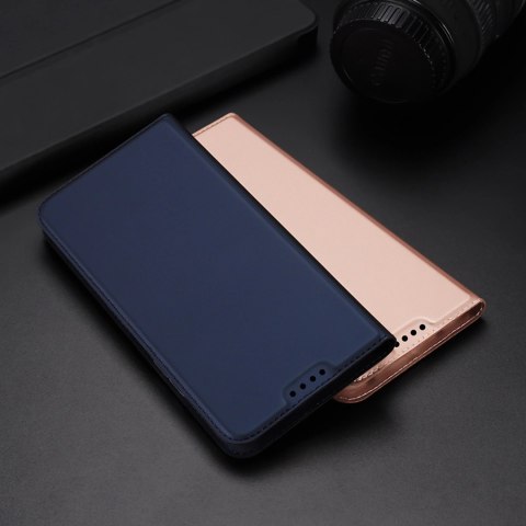 Dux Ducis Skin Pro etui Oppo Reno 8 Pro pokrowiec z klapką portfel na kartę podstawka niebieskie Dux Ducis Skin Pro etui Oppo Reno 8 Pro pokrowiec z klapką portfel na kartę podstawka niebieskie