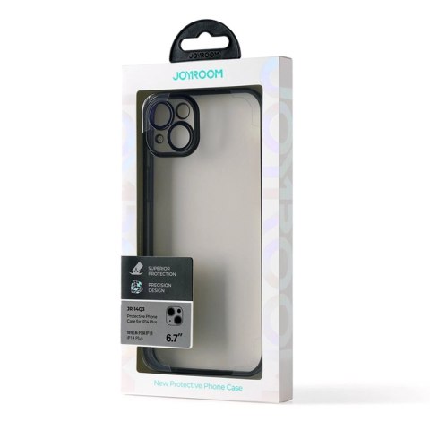 Joyroom 14Q Case etui do iPhone 14 Plus obudowa pokrowiec z metaliczną ramką czarny (JR-14Q3-black) Joyroom 14Q Case etui do iPhone 14 Plus obudowa pokrowiec z metaliczną ramką czarny (JR-14Q3-black)