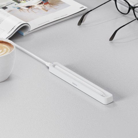 Ładowarka bezprzewodowa do Apple Pencil 2 / rysik Baseus - biała Ładowarka bezprzewodowa do Apple Pencil 2 / rysik Baseus - biała