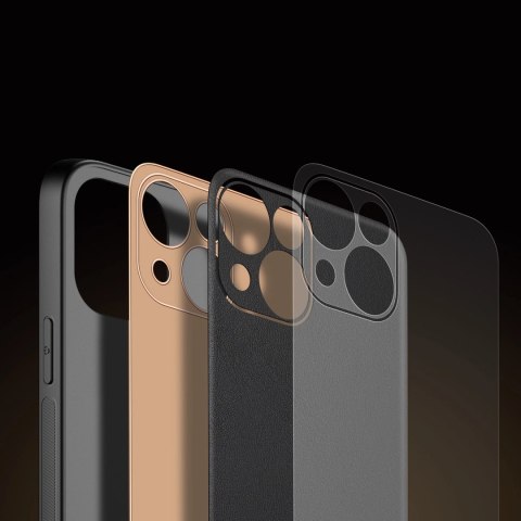 Dux Ducis Yolo etui iPhone 14 Plus elegancki pokrowiec ze skóry ekologicznej czarny Dux Ducis Yolo etui iPhone 14 Plus elegancki pokrowiec ze skóry ekologicznej czarny