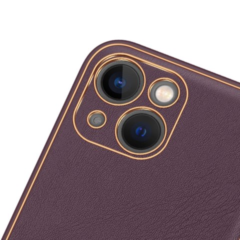 Dux Ducis Yolo etui iPhone 14 Plus elegancki pokrowiec ze skóry ekologicznej fioletowy Dux Ducis Yolo etui iPhone 14 Plus elegancki pokrowiec ze skóry ekologicznej fioletowy