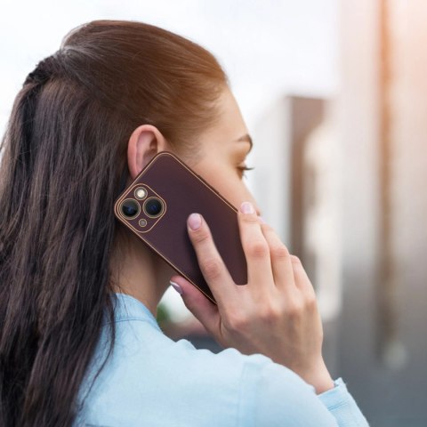 Dux Ducis Yolo etui iPhone 14 Plus elegancki pokrowiec ze skóry ekologicznej fioletowy Dux Ducis Yolo etui iPhone 14 Plus elegancki pokrowiec ze skóry ekologicznej fioletowy