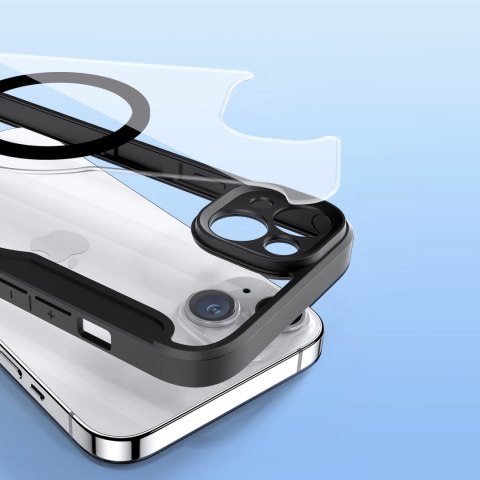 Etui Dux Ducis Skin X Pro na iPhone 14 Plus z MagSafe i klapką - czarne