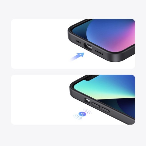 Ugreen LP626 Silky Silicone Protective Case gumowe elastyczne silikonowe etui na telefon do iPhone 14 Plus czarny (90920) Ugreen LP626 Silky Silicone Protective Case gumowe elastyczne silikonowe etui na telefon do iPhone 14 Plus czarny (90920)