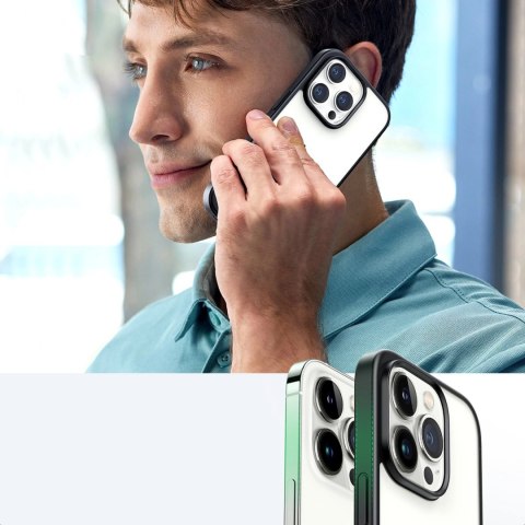 Ugreen LP635 Kickstand Protective Case sztywne etui z żelową ramką i wbudowaną podstawką do iPhone 14 Pro czarny (90926) Ugreen LP635 Kickstand Protective Case sztywne etui z żelową ramką i wbudowaną podstawką do iPhone 14 Pro czarny (90926)