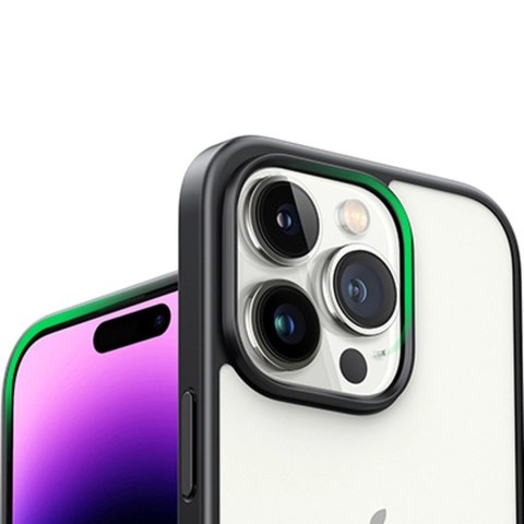 Ugreen LP635 Kickstand Protective Case sztywne etui z żelową ramką i wbudowaną podstawką do iPhone 14 Pro czarny (90926) Ugreen LP635 Kickstand Protective Case sztywne etui z żelową ramką i wbudowaną podstawką do iPhone 14 Pro czarny (90926)