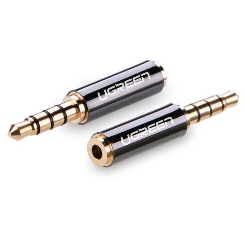Ugreen adapter audio jack 3.5mm męski do jack 2.5mm żeński czarny (20502) Ugreen adapter audio jack 3.5mm męski do jack 2.5mm żeński czarny (20502)