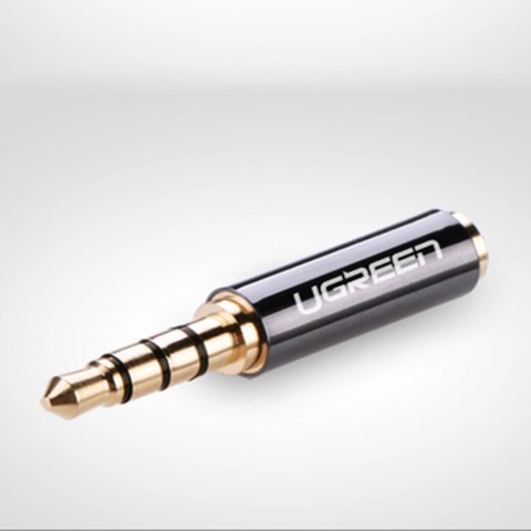 Ugreen adapter audio jack 3.5mm męski do jack 2.5mm żeński czarny (20502) Ugreen adapter audio jack 3.5mm męski do jack 2.5mm żeński czarny (20502)
