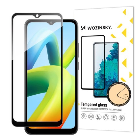 Wozinsky Full Glue Tempered Glass szkło hartowane Xiaomi Redmi A1+ 9H na cały ekran z czarną ramką Wozinsky Full Glue Tempered Glass szkło hartowane Xiaomi Redmi A1+ 9H na cały ekran z czarną ramką