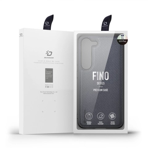 Dux Ducis Fino etui Samsung Galaxy S23+ pokrowiec z silikonową ramką szare