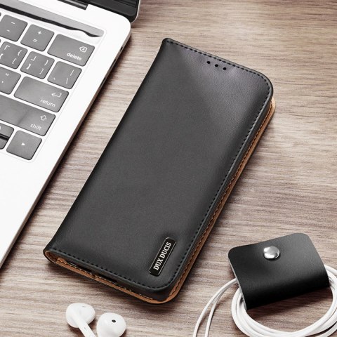 Dux Ducis Hivo etui Samsung Galaxy S23+ pokrowiec z klapką portfel podstawka blokada RFID brązowe Dux Ducis Hivo etui Samsung Galaxy S23+ pokrowiec z klapką portfel podstawka blokada RFID brązowe