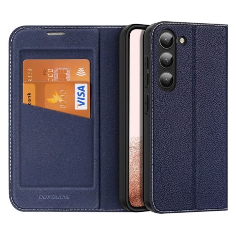 Dux Ducis Skin X2 etui Samsung Galaxy S23+ pokrowiec z klapką portfel podstawka niebieskie Dux Ducis Skin X2 etui Samsung Galaxy S23+ pokrowiec z klapką portfel podstawka niebieskie