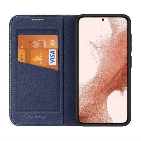 Dux Ducis Skin X2 etui Samsung Galaxy S23+ pokrowiec z klapką portfel podstawka niebieskie Dux Ducis Skin X2 etui Samsung Galaxy S23+ pokrowiec z klapką portfel podstawka niebieskie