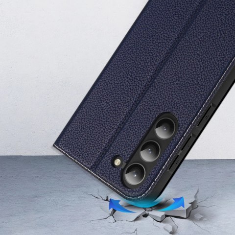Dux Ducis Skin X2 etui Samsung Galaxy S23+ pokrowiec z klapką portfel podstawka niebieskie Dux Ducis Skin X2 etui Samsung Galaxy S23+ pokrowiec z klapką portfel podstawka niebieskie