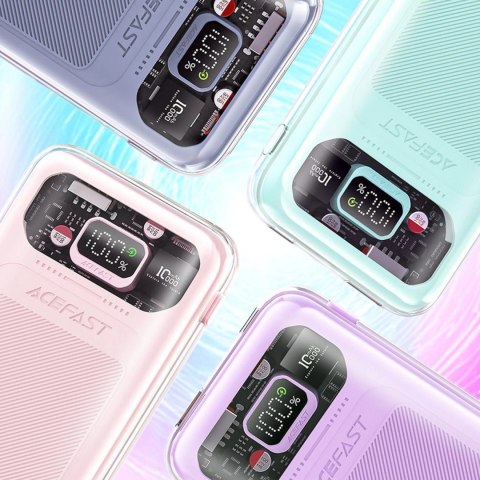 Acefast powerbank 10000mAh Sparkling Series szybkie ładowanie 30W zielony (M1) Acefast powerbank 10000mAh Sparkling Series szybkie ładowanie 30W zielony (M1)