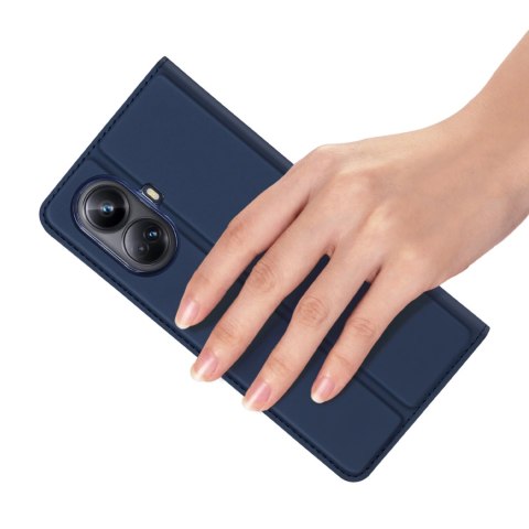 Dux Ducis Skin Pro etui do Realme 10 Pro pokrowiec z klapką portfel na kartę podstawka niebieskie Dux Ducis Skin Pro etui do Realme 10 Pro pokrowiec z klapką portfel na kartę podstawka niebieskie
