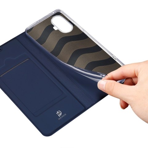 Dux Ducis Skin Pro etui do Realme 10 Pro+ pokrowiec z klapką portfel na kartę podstawka niebieskie Dux Ducis Skin Pro etui do Realme 10 Pro+ pokrowiec z klapką portfel na kartę podstawka niebieskie