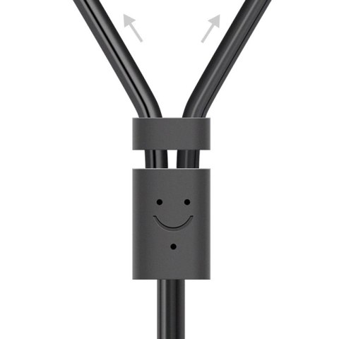 Kabel Ugreen AV102 10511 3,5 mm mini jack (męski) / 2RCA (męski) 1.5m - szary