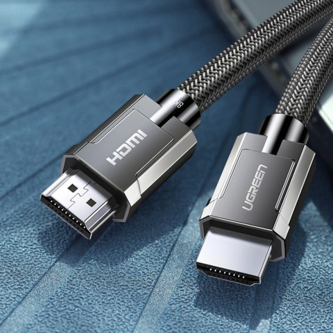 Ugreen kabel przewód HDMI 2.1 8K 60Hz 48Gb/s 3m szary (HD135) Ugreen kabel przewód HDMI 2.1 8K 60Hz 48Gb/s 3m szary (HD135)