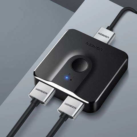 Ugreen switch przełącznik rozdzielacz HDMI - 2x HDMI 4K 60Hz czarny (CM217)