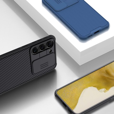 Nillkin CamShield Pro Case etui Samsung Galaxy S23+ pokrowiec z osłoną na aparat niebieskie Nillkin CamShield Pro Case etui Samsung Galaxy S23+ pokrowiec z osłoną na aparat niebieskie