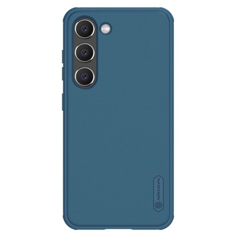 Nillkin Super Frosted Shield Pro etui Samsung Galaxy S23+ pancerny pokrowiec + podstawka na telefon niebieskie Nillkin Super Frosted Shield Pro etui Samsung Galaxy S23+ pancerny pokrowiec + podstawka na telefon niebieskie
