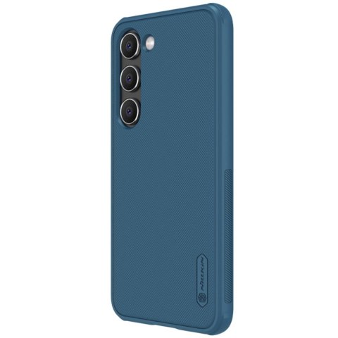 Nillkin Super Frosted Shield Pro etui Samsung Galaxy S23+ pancerny pokrowiec + podstawka na telefon niebieskie Nillkin Super Frosted Shield Pro etui Samsung Galaxy S23+ pancerny pokrowiec + podstawka na telefon niebieskie