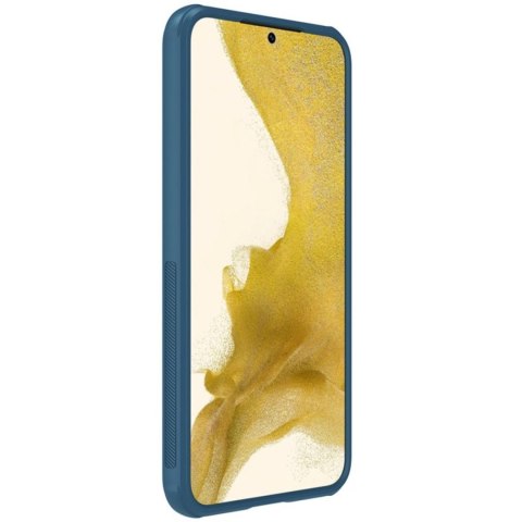 Nillkin Super Frosted Shield Pro etui Samsung Galaxy S23+ pancerny pokrowiec + podstawka na telefon niebieskie Nillkin Super Frosted Shield Pro etui Samsung Galaxy S23+ pancerny pokrowiec + podstawka na telefon niebieskie