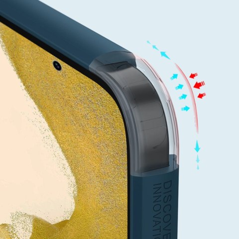 Nillkin Super Frosted Shield Pro etui Samsung Galaxy S23+ pancerny pokrowiec + podstawka na telefon niebieskie Nillkin Super Frosted Shield Pro etui Samsung Galaxy S23+ pancerny pokrowiec + podstawka na telefon niebieskie