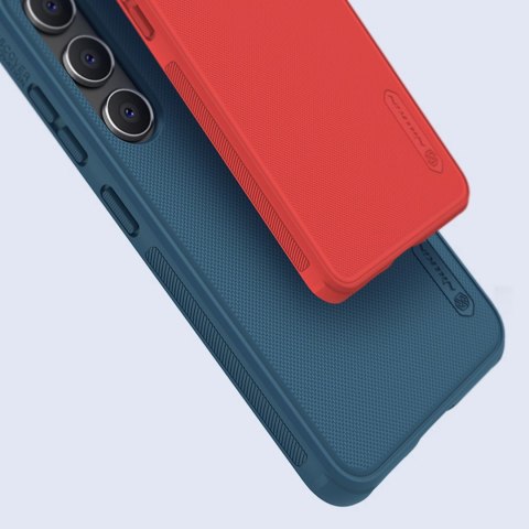 Nillkin Super Frosted Shield Pro etui Samsung Galaxy S23+ pancerny pokrowiec + podstawka na telefon niebieskie Nillkin Super Frosted Shield Pro etui Samsung Galaxy S23+ pancerny pokrowiec + podstawka na telefon niebieskie