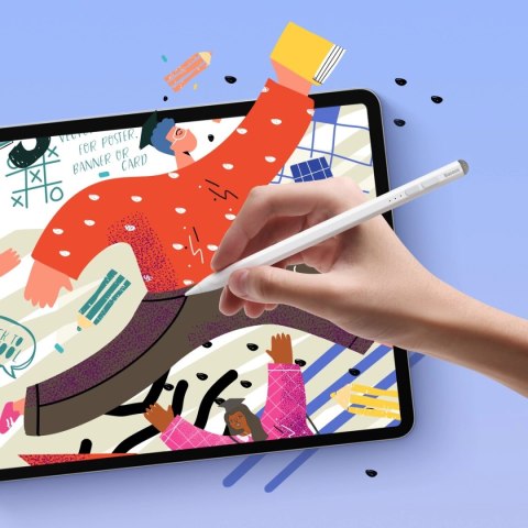 Aktywny / pasywny rysik stylus do iPad Baseus Smooth Writing 2 SXBC060302 - biały Aktywny / pasywny rysik stylus do iPad Baseus Smooth Writing 2 SXBC060302 - biały