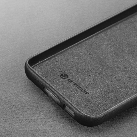 Dux Ducis Grit etui Samsung Galaxy S23+ elegancki pokrowiec ze sztucznej skóry czarne