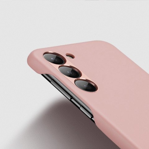 Dux Ducis Grit etui Samsung Galaxy S23+ elegancki pokrowiec ze sztucznej skóry różowe Dux Ducis Grit etui Samsung Galaxy S23+ elegancki pokrowiec ze sztucznej skóry różowe