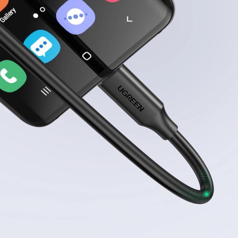 Kabel Ugreen 10387 USB-C - USB-C PD QC 4K 60Hz 100W 5A 10Gb/s 1m - czarny