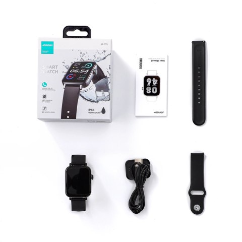 Smartwatch Joyroom Fit-Life JR-FT5 z funkcją odbierania połączeń / ochroną IP68 - czarny